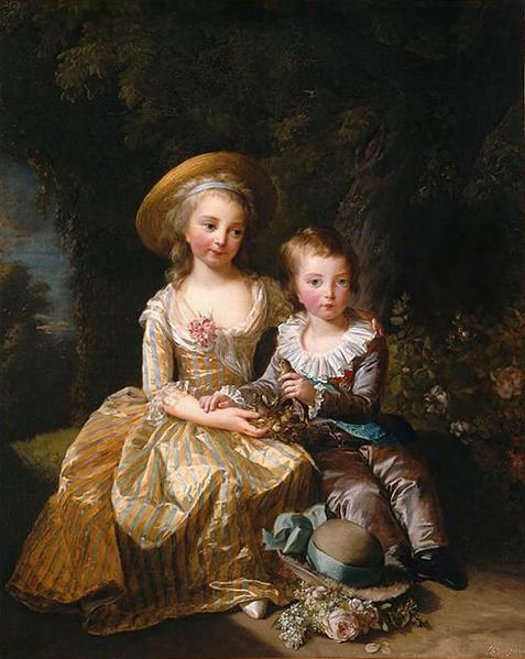 Portrait of Madame Royale and Louis Joseph, Dauphin of France